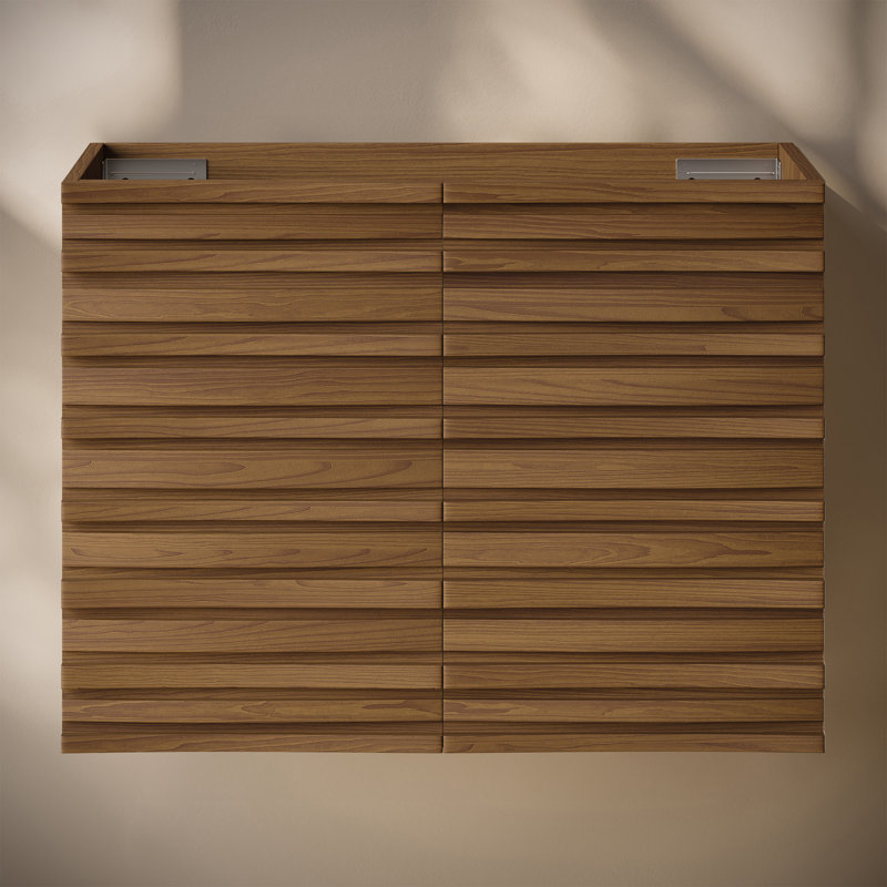 Armoire de salle de bain murale sans plateau 30 po Cascade en chêne brun, Brun
