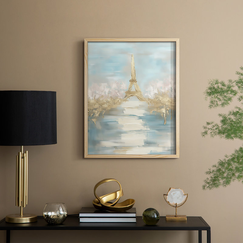 Reproduction encadrée FLORAL Series Dxxvi - bois massif, H 21 po x l 17 po