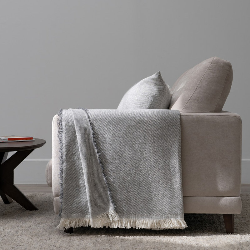 17 Stories Throw, Light Gray