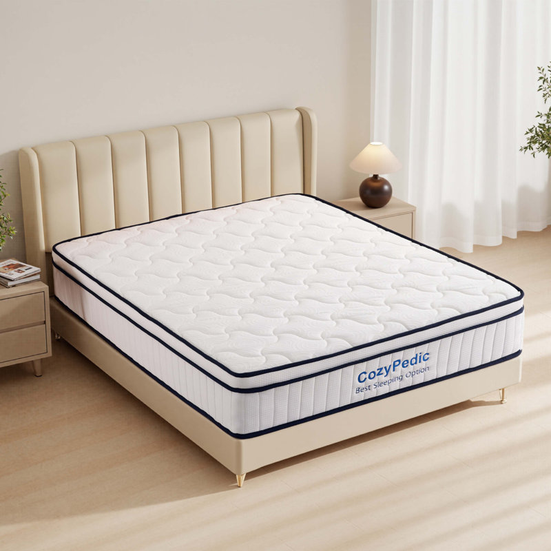 10 Inch King Size Medium Firm Mattress, King, 10"