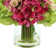 Hydrangea, Ranunculus, and Cherry Blossom Floral Arrangement in Vase