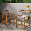 Chaises de salle à manger d'extérieur en bois (ensemble de 2)-90493496