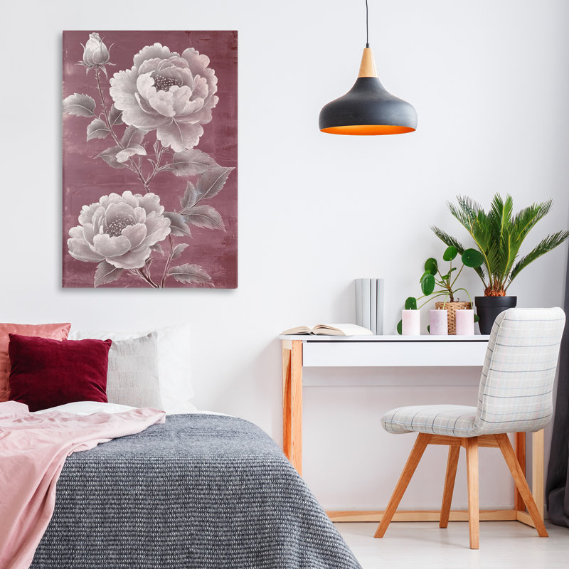 Chambermaid Rose Blossoms, conception par Annabelle Hall, H 30 po x l 20 po
