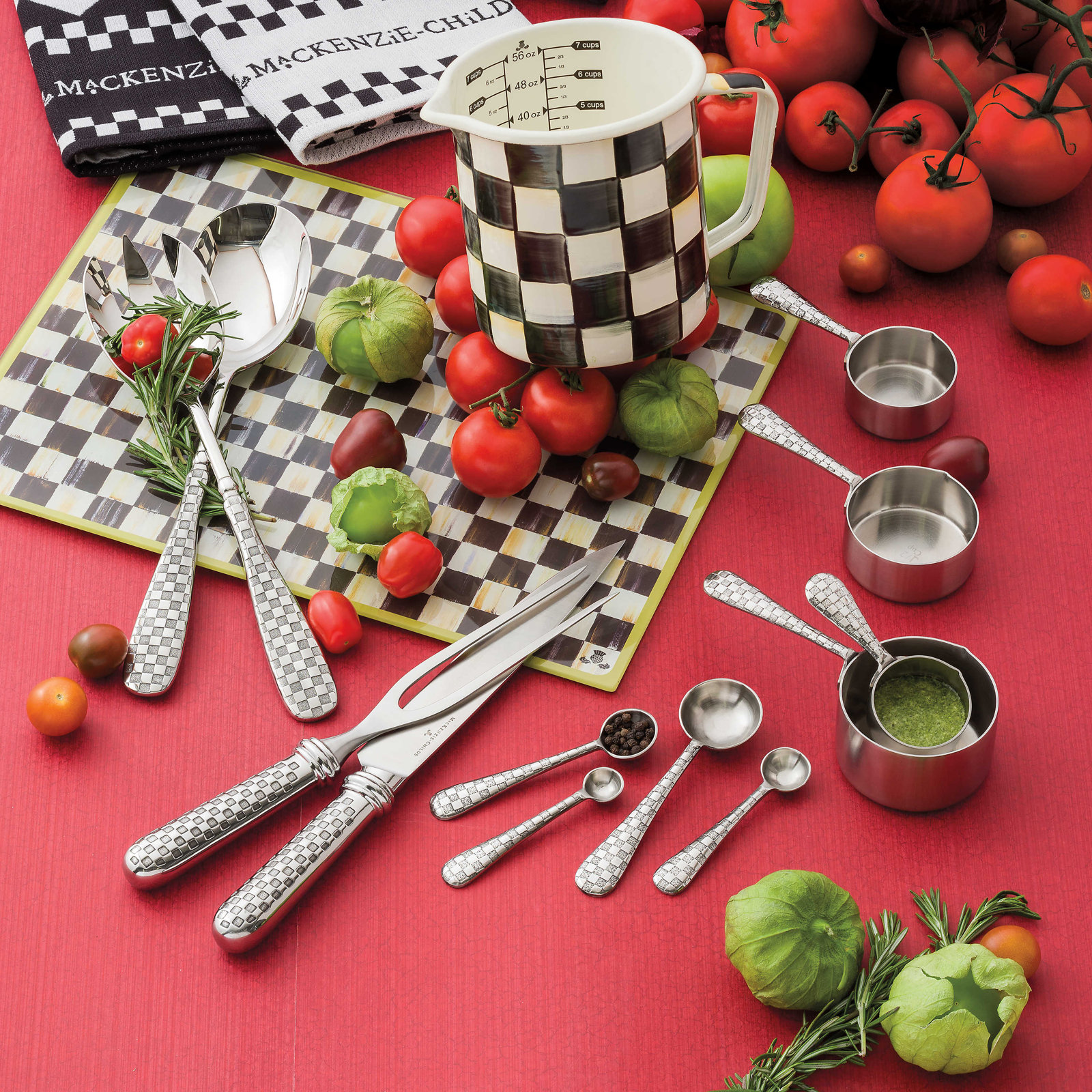 MacKenzie Childs Courtly Check® 7 Cup Measuring Cup
