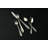 Ivy Flourish AD Coffee Spoons by Oneida (18/10)