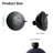 High-Pressure Rain Shower Head With 3 Spray Modes, 4 Inch Fixed Bathroom Rainfall Showerhead With Adjustable Swivel Ball Joint, Bathroom Accessories-118580237