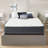 Grimes 9" Hybrid Mattress Medium Firm for Cool Sleep. Back Pain and Pressure Relief, Black-1912150574-1965356215