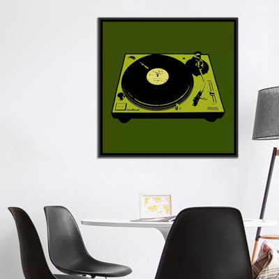 «Turntable Army Poster», impression sur toile