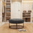 Owen Genuine Leather Round Ottoman-1381695355