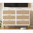 Rattan 6 Drawer Dresser For Bedroom, Large Double Dresser With Deep Drawers