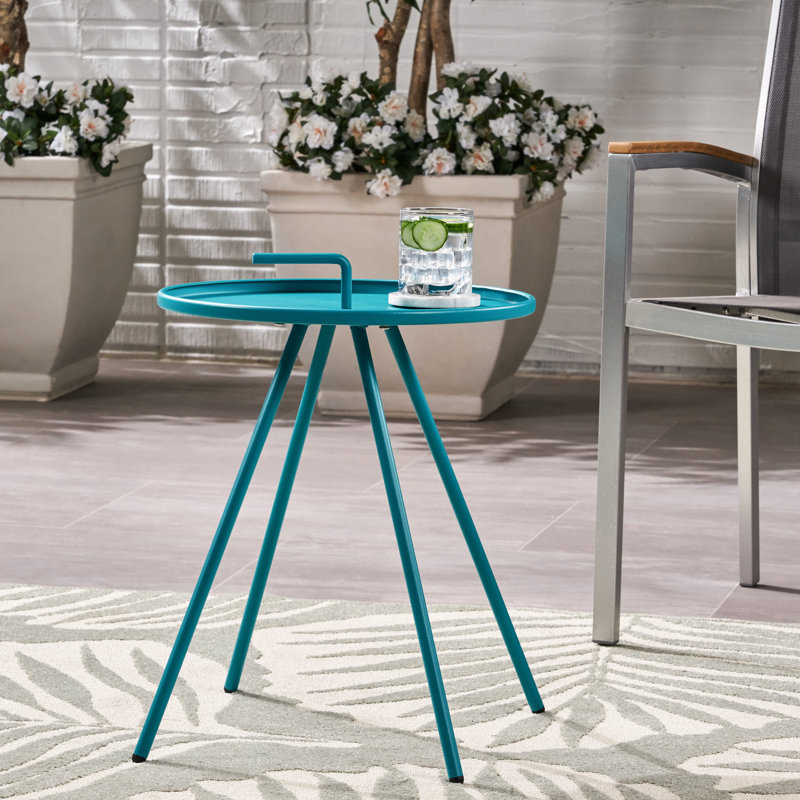 Table d'appoint Vida avec charge sans fil intégrée, conception moderne pour une commodité accrue et un attrait esthétique