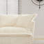 Fauteuil à revêtement antidérapant avec 1 grand coussin de dossier et 2 coussins décoratifs-118936322