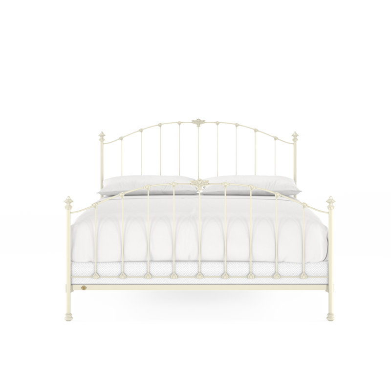 171 Country French Bed | Complete Standard, King, Gloss Off-White