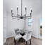 Lustre 8 lumières de style campagne moderne