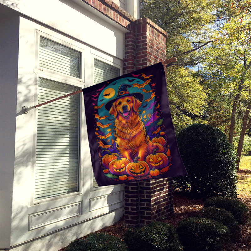 Drapeau de jardin en polyester Jakwaun, 40 po x 28 po