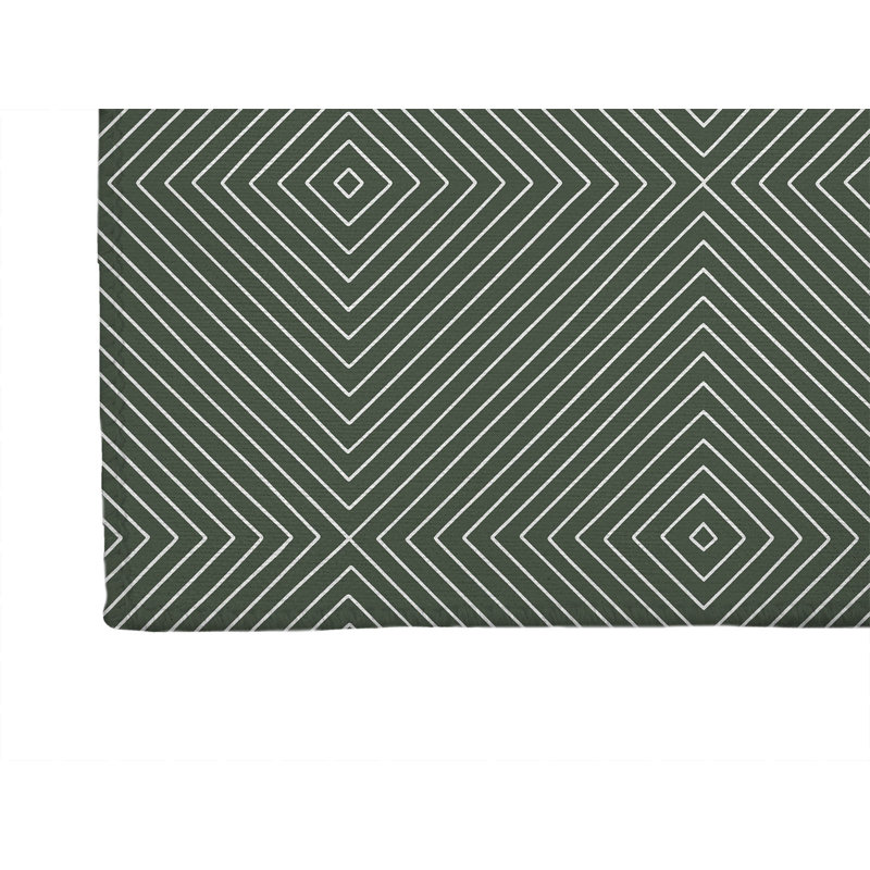 Eye Chev Non-Slip Outdoor Rug, Runner 2'6" x 8'