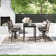 Rectangular 4 - Person 56" Long Bar Height Dining Set