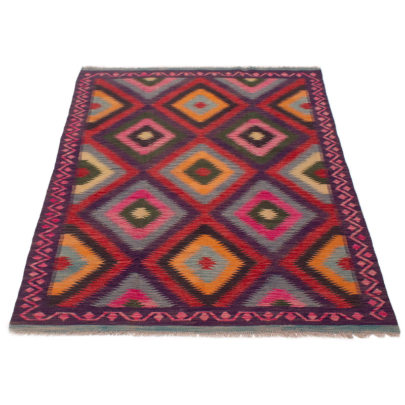 Tapis mauve en laine nouvel âge 5 pi 9 po x 8 pi 2 po Kosalya