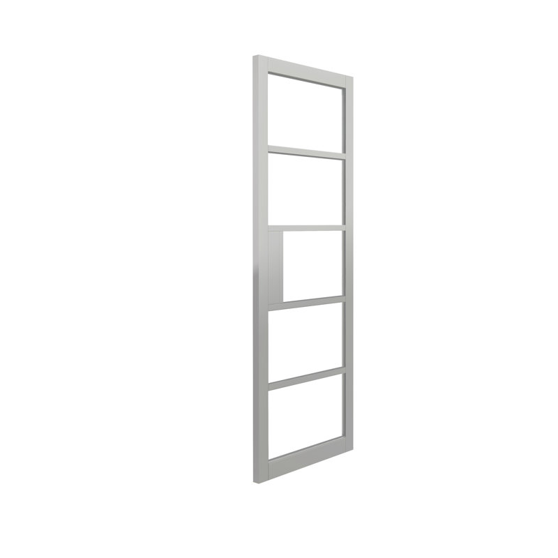 Metro Glass Door Prefinished, 198.1cm H x 76.2cm W x 3.5cm D