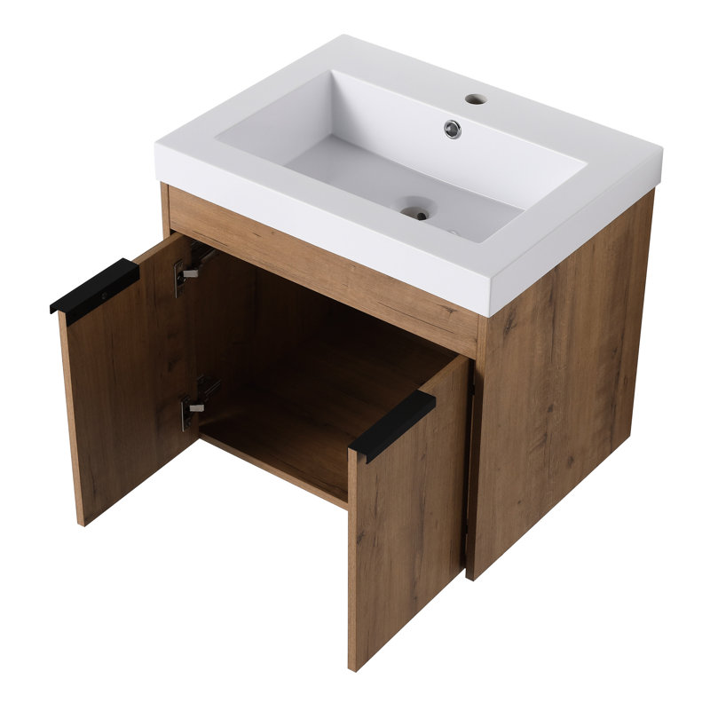 Meuble-lavabo de salle de bain 24 po - Lavabo en résine