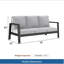 Canapé de patio 75 po 3 places en aluminium toutes saisons-963164681
