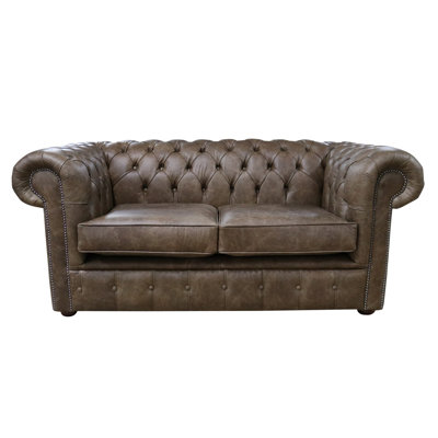 2 Seater Full Grain Leather Sofa