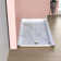 ABC6032L/1-W 60'' W 32'' D Rectangular Triple Flange Shower Base