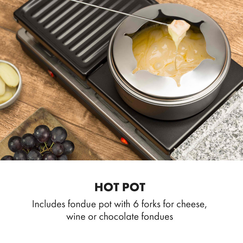 Klarstein 2.5 L Metal Fondue Set