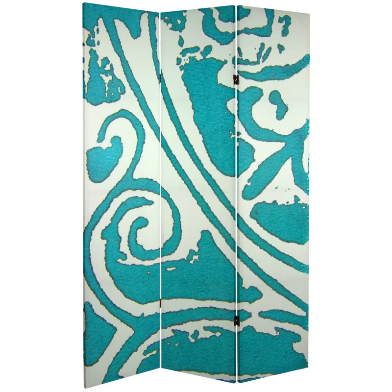 Cloison pliante Dunston, Bleu sarcelle