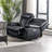 Saneela 62.6'' Wide Diamond Stitching Breathable Leather Power Reclining Loveseat with USB-1255304976