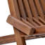 Chaise pliante en bois massif naturel - Conception ergonomique, idéale pour se détendre à l'intérieur ou à l'extérieur à toutes fins ergonomiques, élégantes et confortables