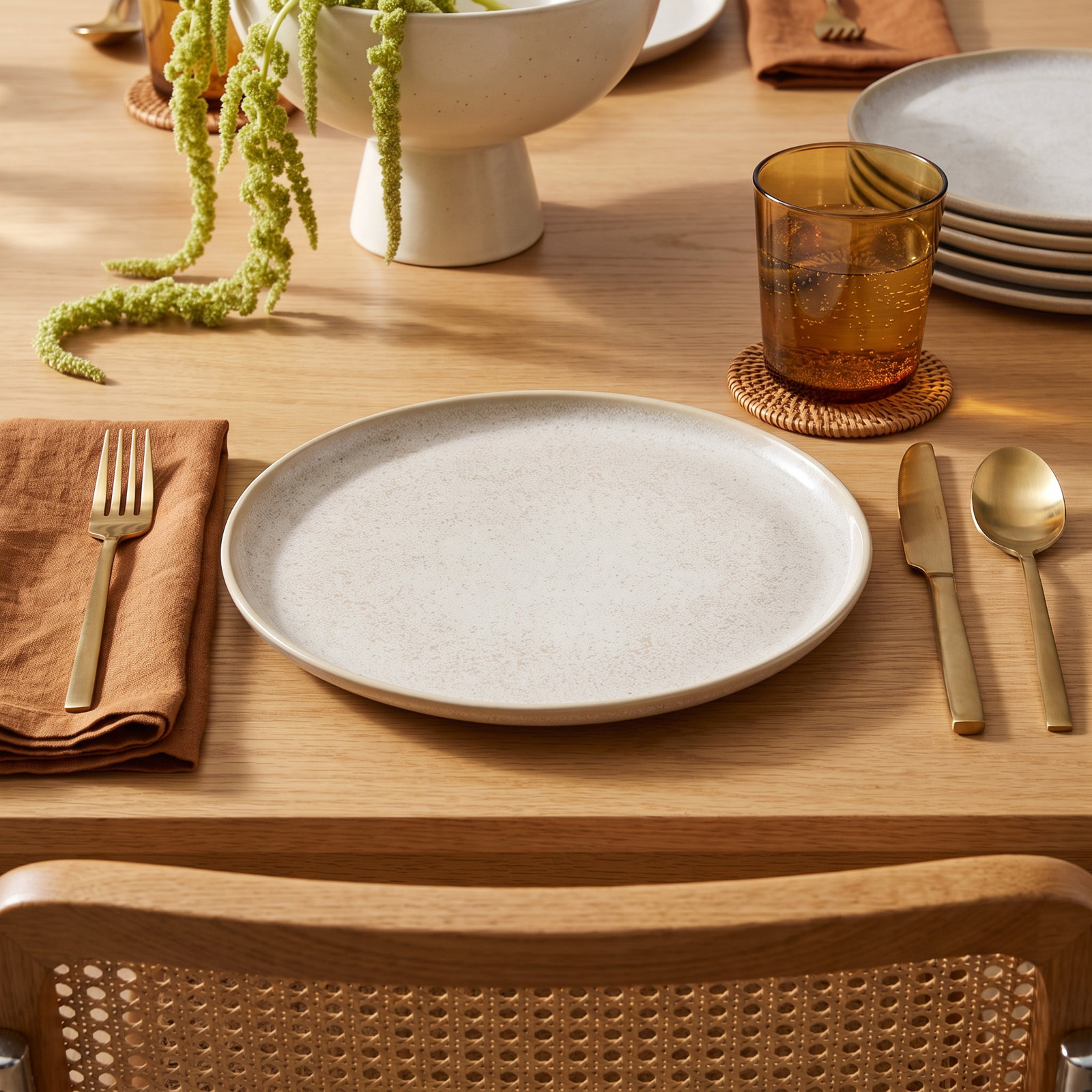 8" Salad Plate, Latte