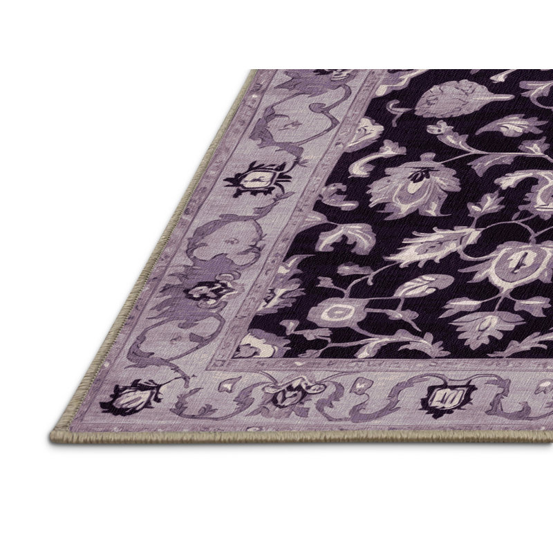 Tapis beige surteint lavable à la machine, Tapis de couloir 2 pi x 4 pi
