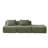 Modular 3-Seater Sofa Modern Armless Couch-356388760