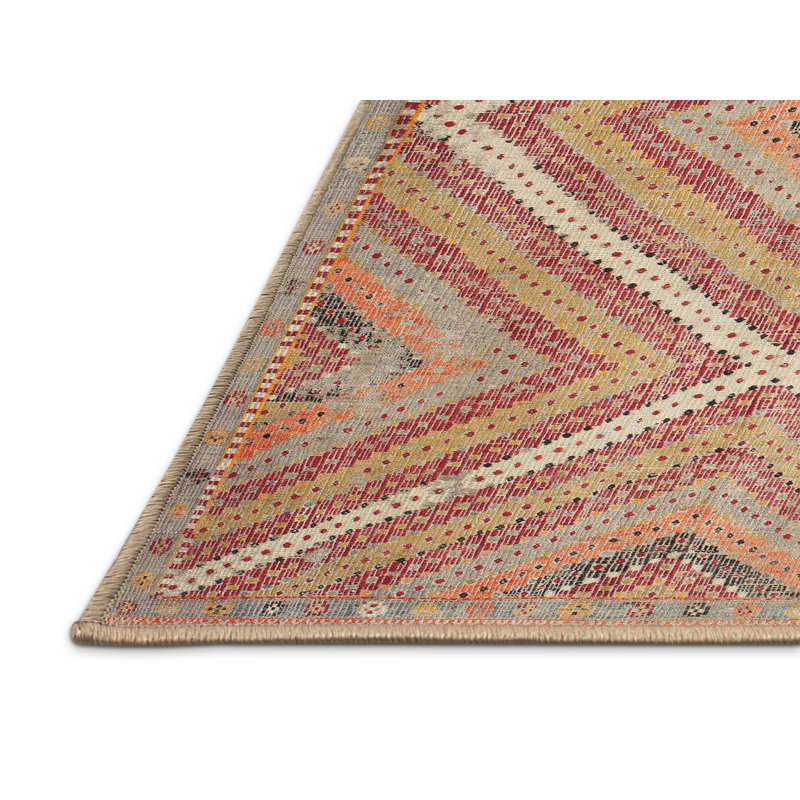 Tapis oriental tissé à la machine Aljaquan, Rectangle 8 pi x 12 pi
