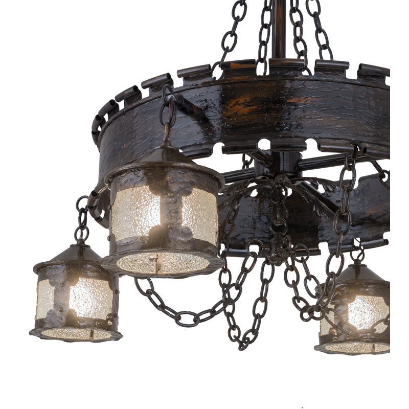 Elizette 4 - Light Dimmable Geometric Chandelier