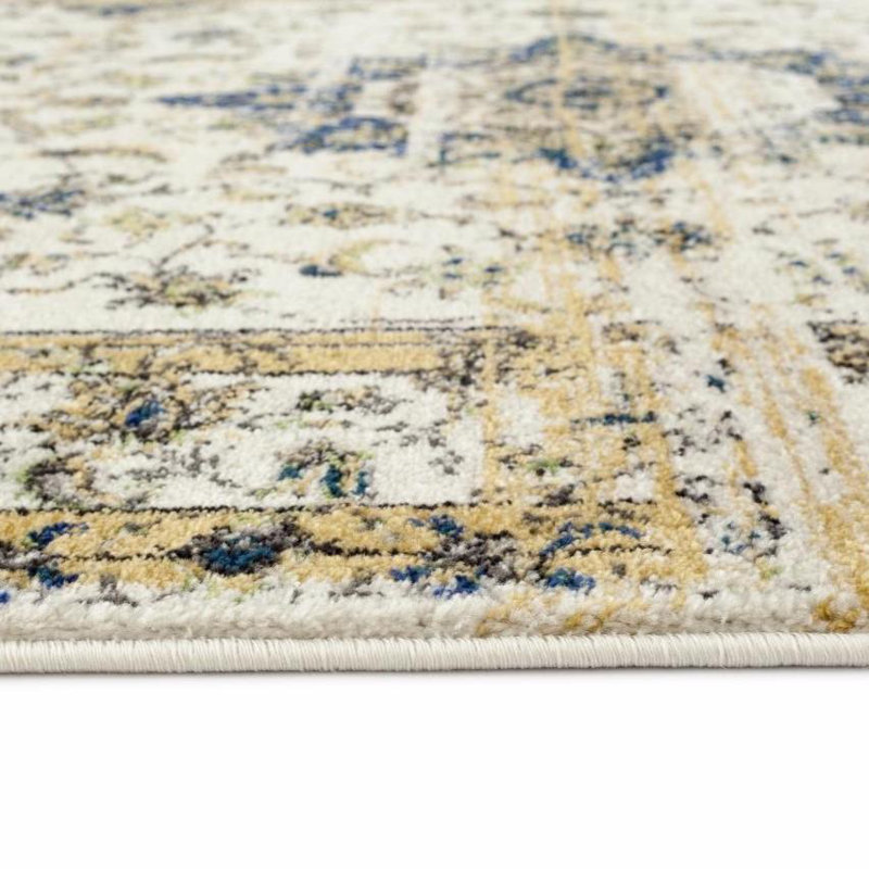 Tapis floral rétro