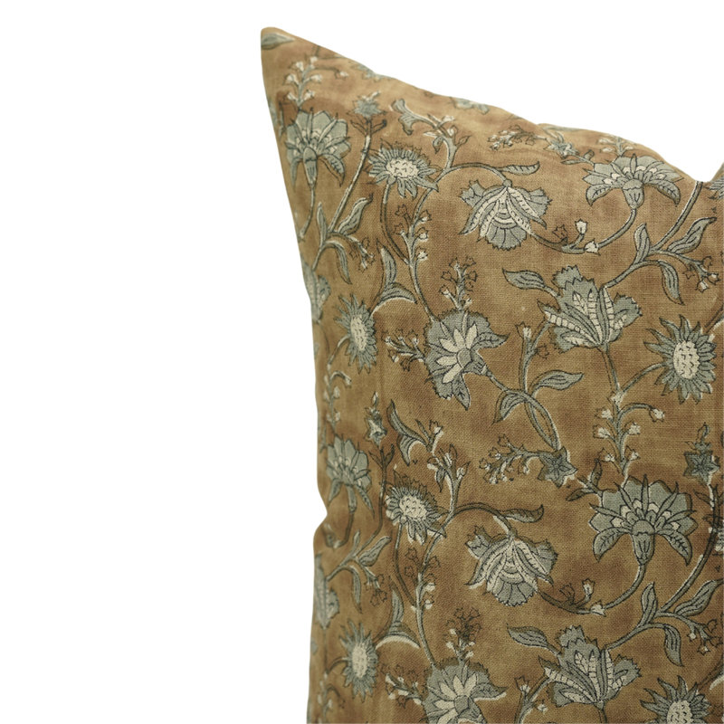 Housse de coussin d'intérieur / extérieur Floral Linen, H 20 po x l 20 po