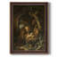 Biddende Kluizenaar - Peinture sur toile encadrée-1907363647