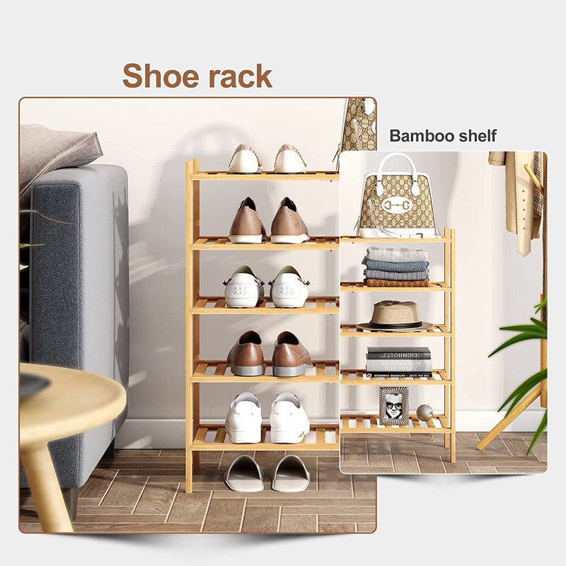 15 Pair Stackable Shoe Rack