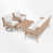 Beige Cushions/Natural Frame is out of stock