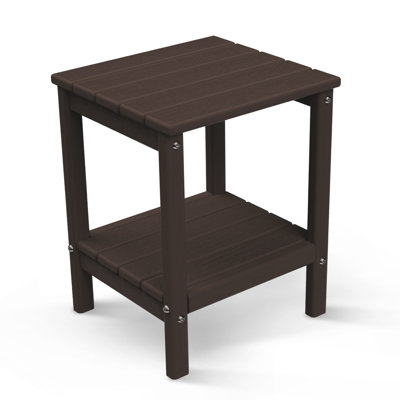 Matei 14 L x 13 W Outdoor Adirondack Side Table