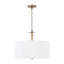 Luminaire suspendu cylindrique à 3 lumières Abbie-402331095