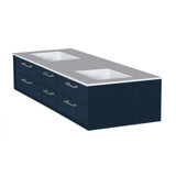 Gemelli 60'' W Double Bathroom Vanity Base