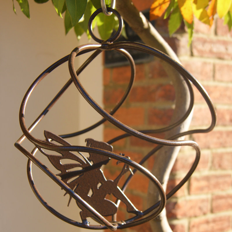 Verlaine Metal Garden Art, Brown