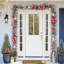 Guirlande de Noël en pain d'épice illuminée de 1,8 m (6 pi) pour foyer, 20 lumières DEL avec 8 modes de scintillement et minuterie automatique de 6 heures, feuillage artificiel en PVC pour la décoration d'escalier et de porte