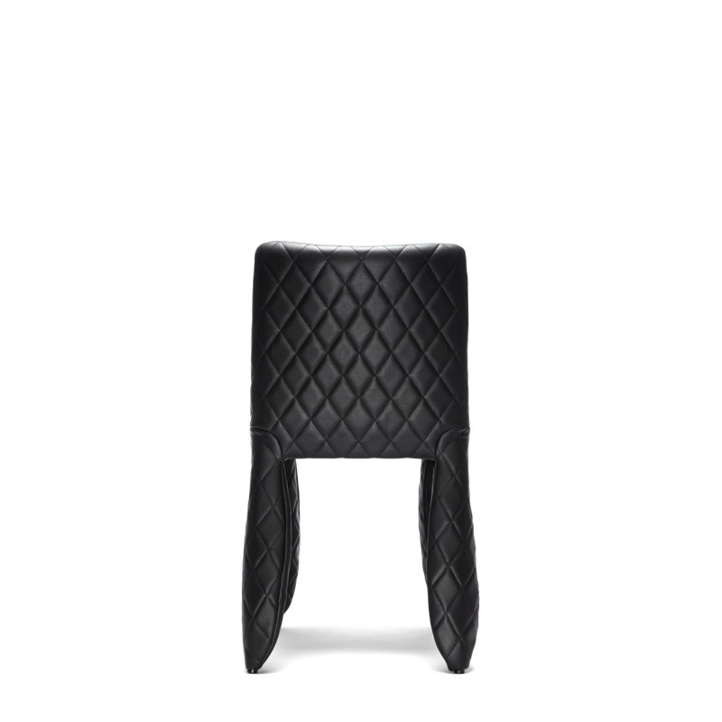 Monster Side Chair, No Face Faux Leather