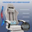 Ergonomic Game Chair with Massage Waist Pillow-117813932