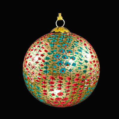 7.62 cm Handmade Floral and Geometric Paper Plants & Flowers Shatterproof Bauble