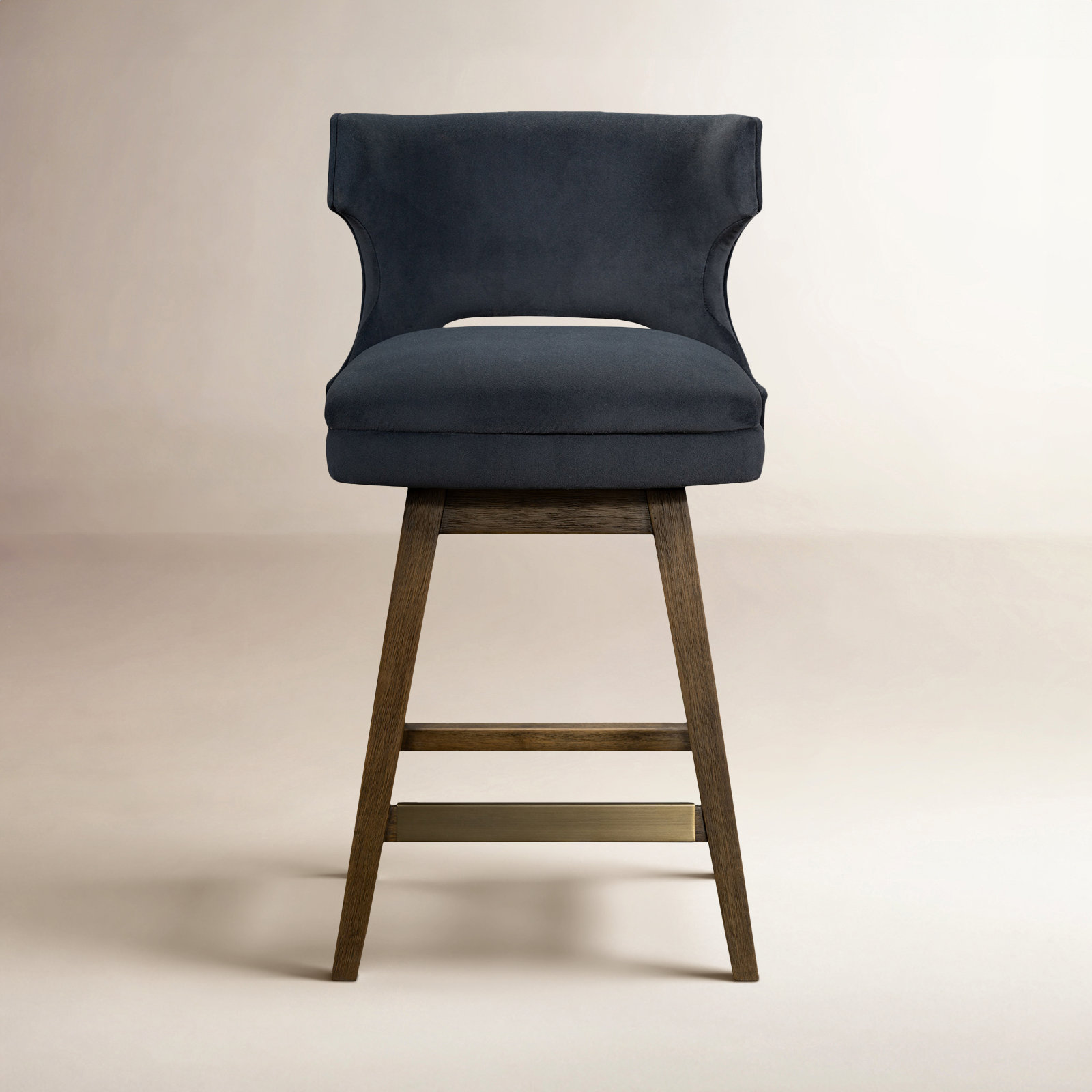 Matias 27" Swivel Bar Stool, Counter Stool (26.5" Seat Height)
